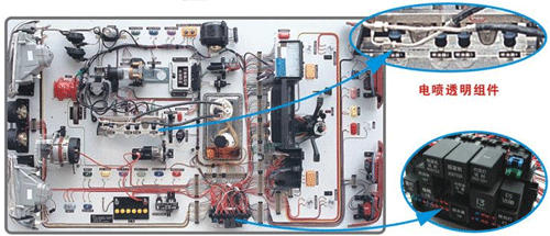 桑塔納仿真電器電路實驗臺